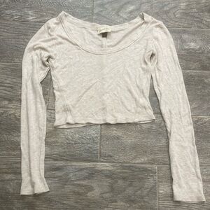 Universal Thread Goods Cropped Long Sleeve Shirt Size Small
